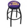 Louisiana State University Flat Ring Blk Bar Stool