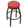 North Carolina State Univ Flat Ring Blk Bar Stool