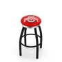 Ohio State University Flat Ring Blk Bar Stool