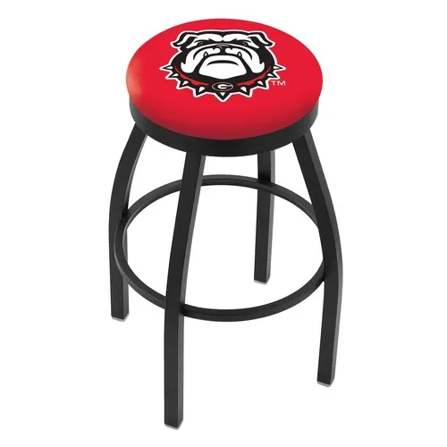 Univ of Georgia Bulldog Flat Ring Blk Bar Stool. Free shipping.  Some exclusions apply.