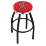 University of Maryland Flat Ring Blk Bar Stool