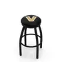 Vanderbilt University Flat Ring Blk Bar Stool