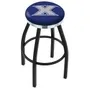 Holland Xavier Flat Ring Blk Bar Stool