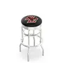 Boston College Ribbed Double-Ring Bar Stool