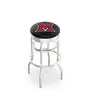 Miami University (OH) Ribbed Double-Ring Bar Stool