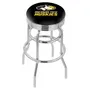 Michigan Tech Univ Ribbed Double-Ring Bar Stool