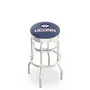 Univ of Connecticut Ribbed Double-Ring Bar Stool