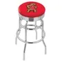 Univ of Maryland Ribbed Double-Ring Bar Stool