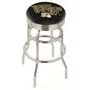 Wake Forest Univ Ribbed Double-Ring Bar Stool