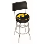 University of Iowa Double-Ring Back Bar Stool