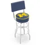 University of Michigan Double-Ring Back Bar Stool