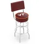 Virginia Tech Univ Double-Ring Back Bar Stool