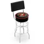 US Marine Corps Double-Ring Back Bar Stool