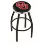 Oklahoma University Flat Ring Blk Bar Stool