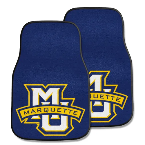 Fan Mats Marquette Univ Carpet Car Mats (set)