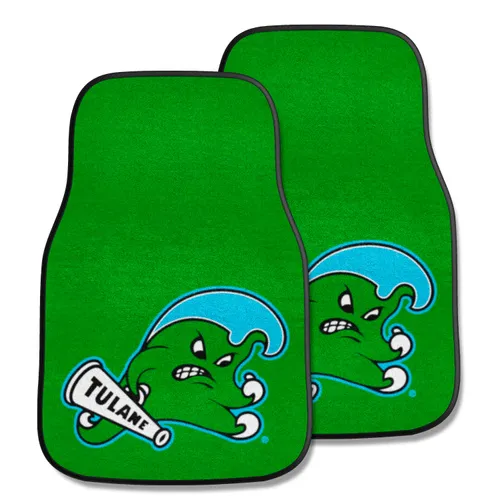 Fan Mats Tulane University Carpet Car Mats (set)