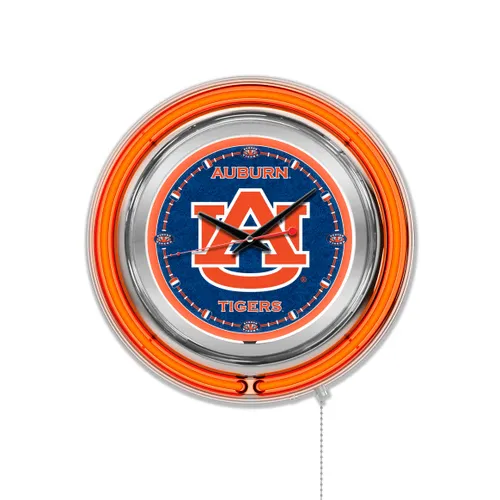 Holland Auburn University Neon Logo Clock. Free shipping.  Some exclusions apply.