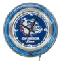 Holland Gonzaga Neon Logo Clock