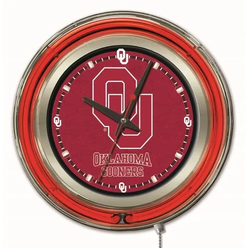 Holland Oklahoma University Neon Logo Clock. Free shipping.  Some exclusions apply.
