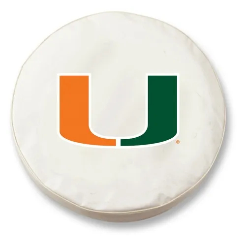 Holland NCAA University of Miami FL Tire Cover. Free shipping.  Some exclusions apply.
