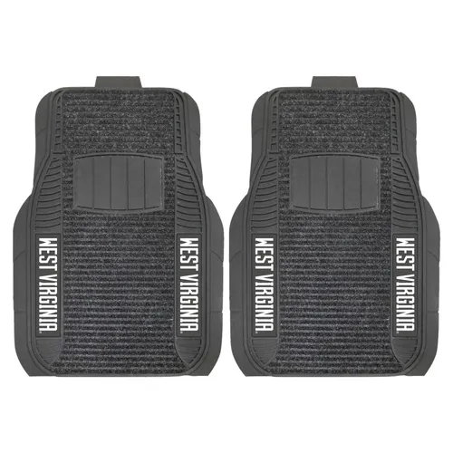 Fan Mats West Virginia Univ. Deluxe Car Mats (set)