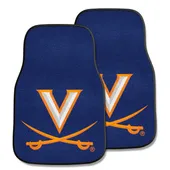 Fan Mats NCAA Virginia Carpet Car Mats (set)