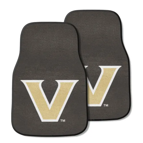 Fan Mats Vanderbilt Univ Carpet Car Mats (set)