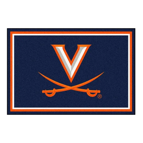 Fan Mats NCAA Virginia 5x8 Rug