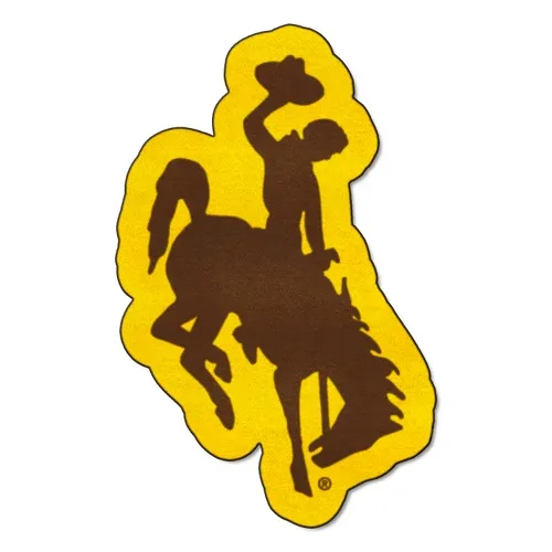 Fan Mats University of Wyoming Mascot Mat