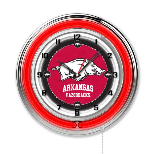 Holland University of Arkansas Neon 19" Clock. Free shipping.  Some exclusions apply.