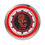 University of Southern California Neon 19" Clock