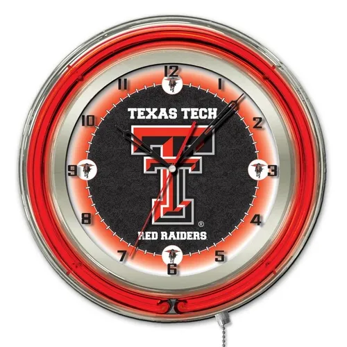 Holland Texas Tech University Neon 19" Clock. Free shipping.  Some exclusions apply.