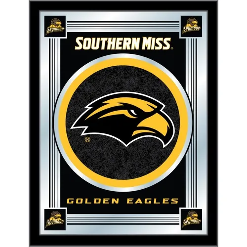 Holland Univ of Southern Mississippi Logo Mirror. Free shipping.  Some exclusions apply.