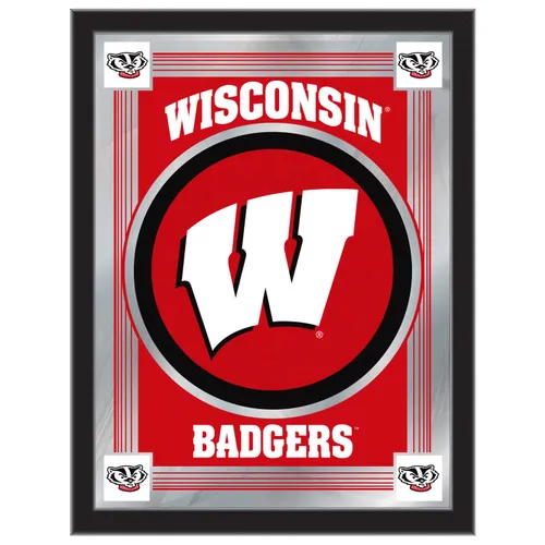 Holland University of Wisconsin "W" Logo Mirror. Free shipping.  Some exclusions apply.