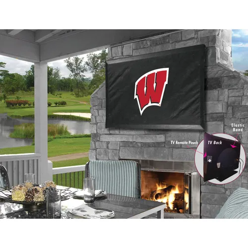 Holland University of Wisconsin "W" Logo TV Cover. Free shipping.  Some exclusions apply.