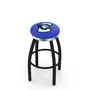 BLACK STOOL/CHROME RING