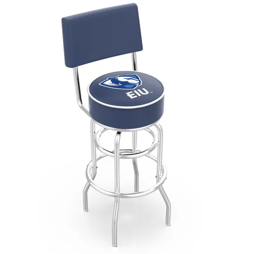 Eastern Illinois Univ Double-Ring Back Bar Stool. Free shipping.  Some exclusions apply.