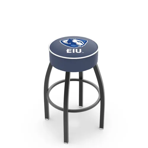 Holland Eastern Illinois U Blk or Chrome Bar Stool. Free shipping.  Some exclusions apply.