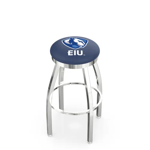 Eastern Illinois Univ Flat Ring Chrome Bar Stool. Free shipping.  Some exclusions apply.