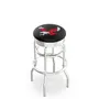 Eastern Washington U Ribbed Double-Ring Bar Stool