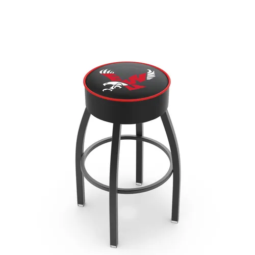 Holland Eastern Washington U Blk/Chrome Bar Stool. Free shipping.  Some exclusions apply.