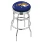 Montana State Univ Ribbed Double-Ring Bar Stool