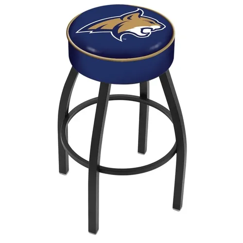 Holland Montana St Univ Black or Chrome Bar Stool. Free shipping.  Some exclusions apply.