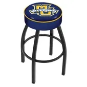 Holland Marquette Univ Black or Chrome Bar Stool