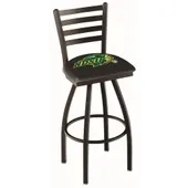 North Dakota State U Ladder Swivel Bar Stool (Blk)