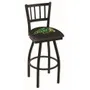 North Dakota St Uni Jailhouse Swivel Bar Stool Blk