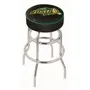 North Dakota State Univ Double-Ring Bar Stool Blk