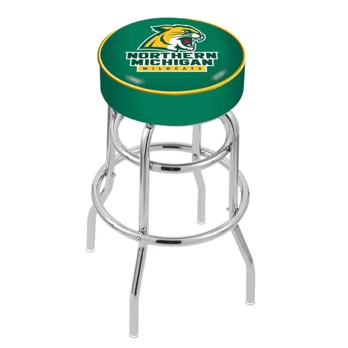 Northern Michigan University Double-Ring Bar Stool. Free shipping.  Some exclusions apply.