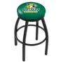 Northern Michigan U Flat Blk/Chrome Ring Bar Stool