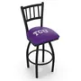 Texas Christian U Jailhouse Swivel Bar Stool